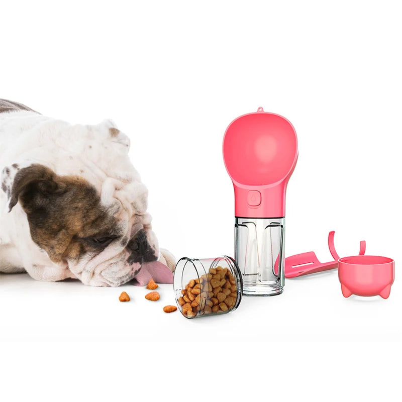 Portable Cat And Dog Water Bottle And Feeder