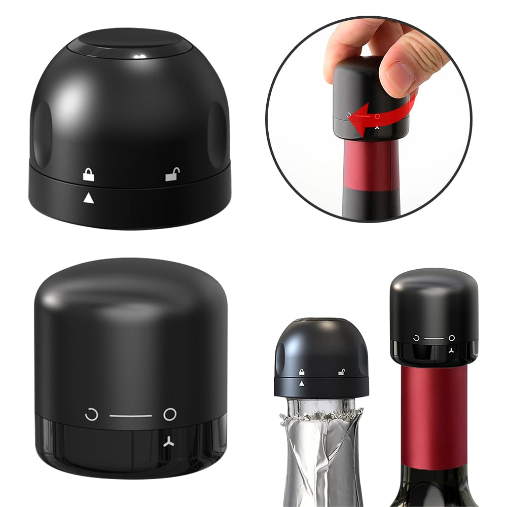 🍾Vacuum Red Wine Bottle Cap Stopper